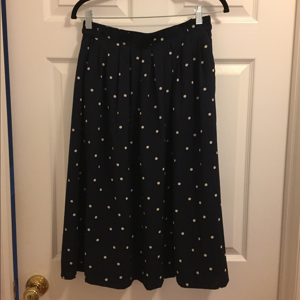 Jcrew polka dot sz 4 skirt
